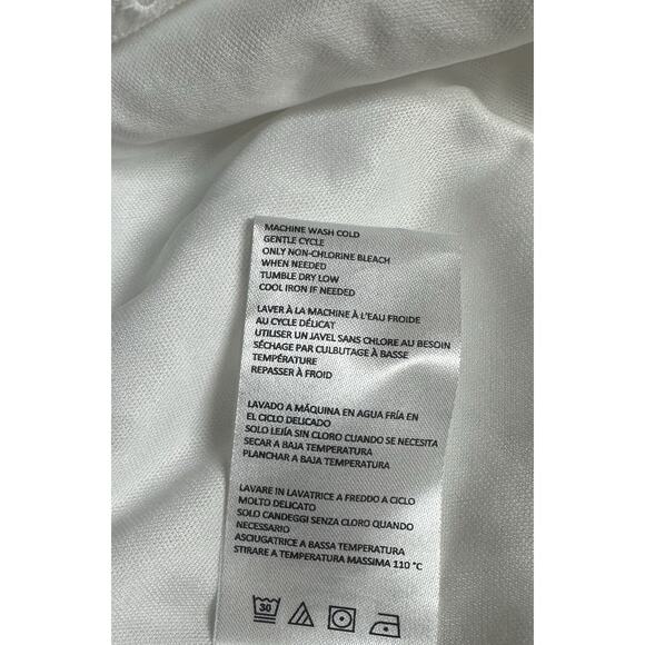 Parker & Rowe White Eyelet Lace Shorts Lined Summer Festival Elastic Waist Sz XL - Picture 9 of 9